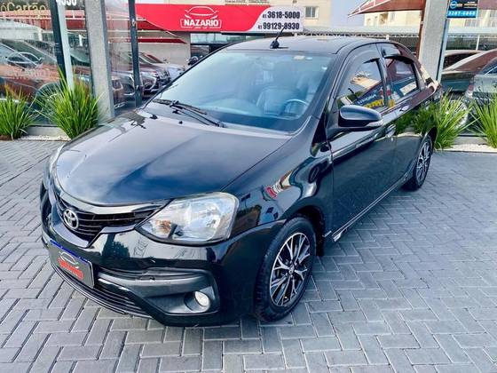 TOYOTA ETIOS 1.5 PLATINUM SEDAN 16V FLEX 4P AUTOMÁTICO TOYOTA ETIOS 1.5 PLATINUM SEDAN 16V FLEX 4P AUTOMÁTICO